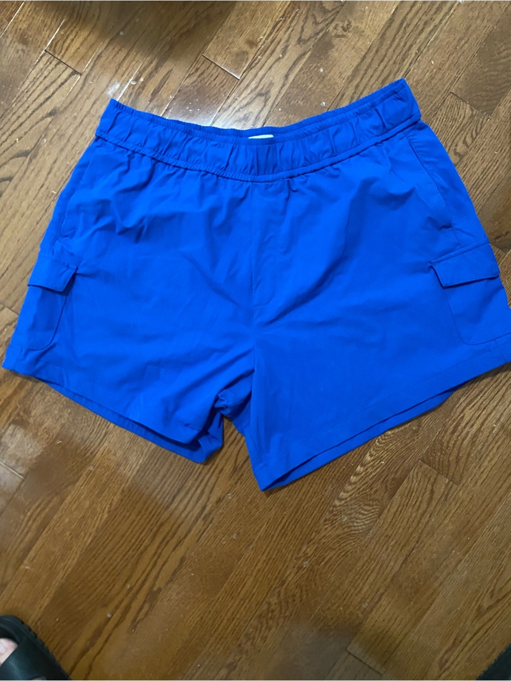 Women's Active Royal Blue Performance Cargo Shorts